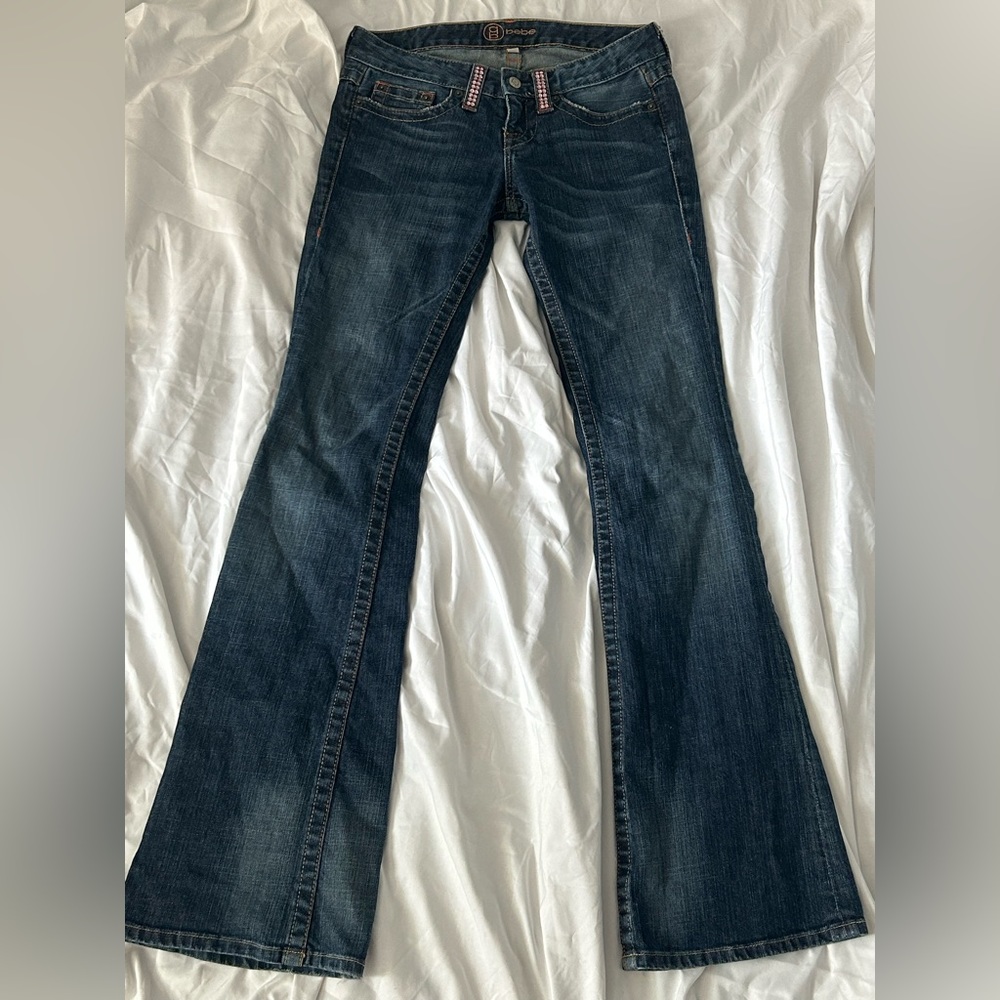 🌸 Vintage Y2K Bebe Rhinestone Jeans 🌸